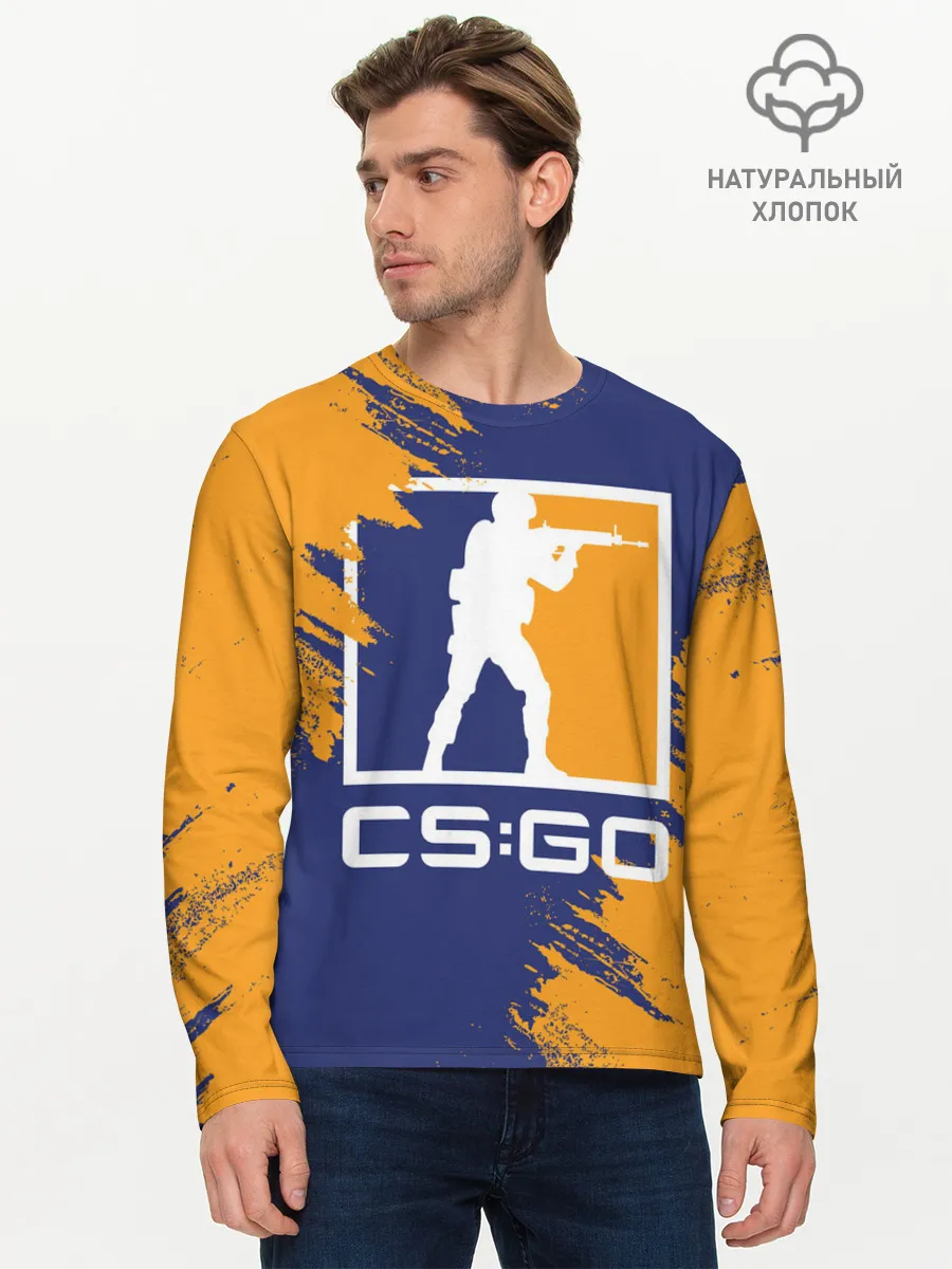Мужской лонгслив базовый / CS:GO