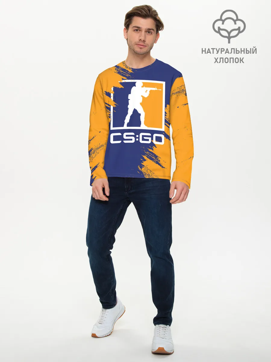 Мужской лонгслив базовый / CS:GO