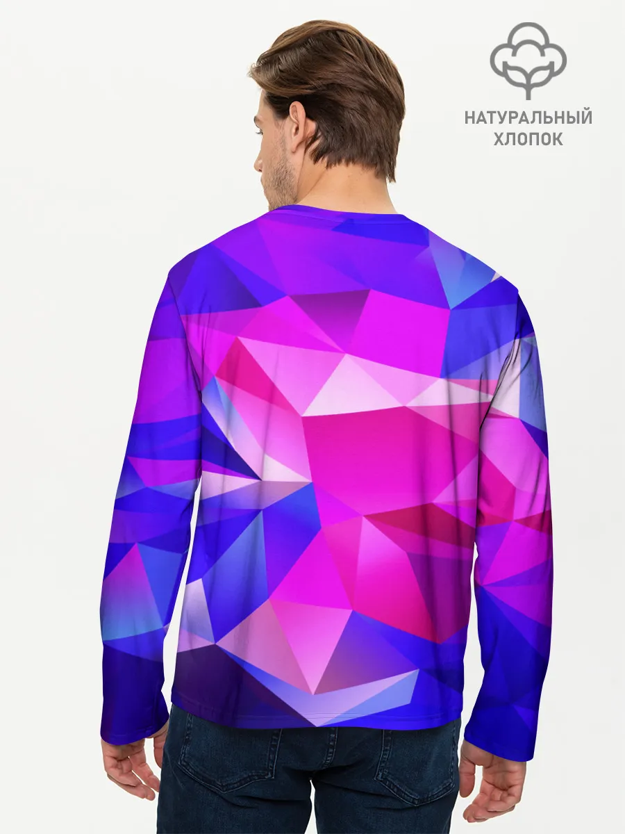 Мужской лонгслив базовый / NEON POLYGON