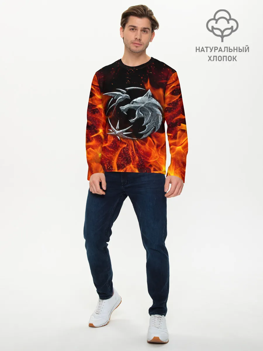 Мужской лонгслив базовый / СЕРИАЛ ВЕДЬМАК