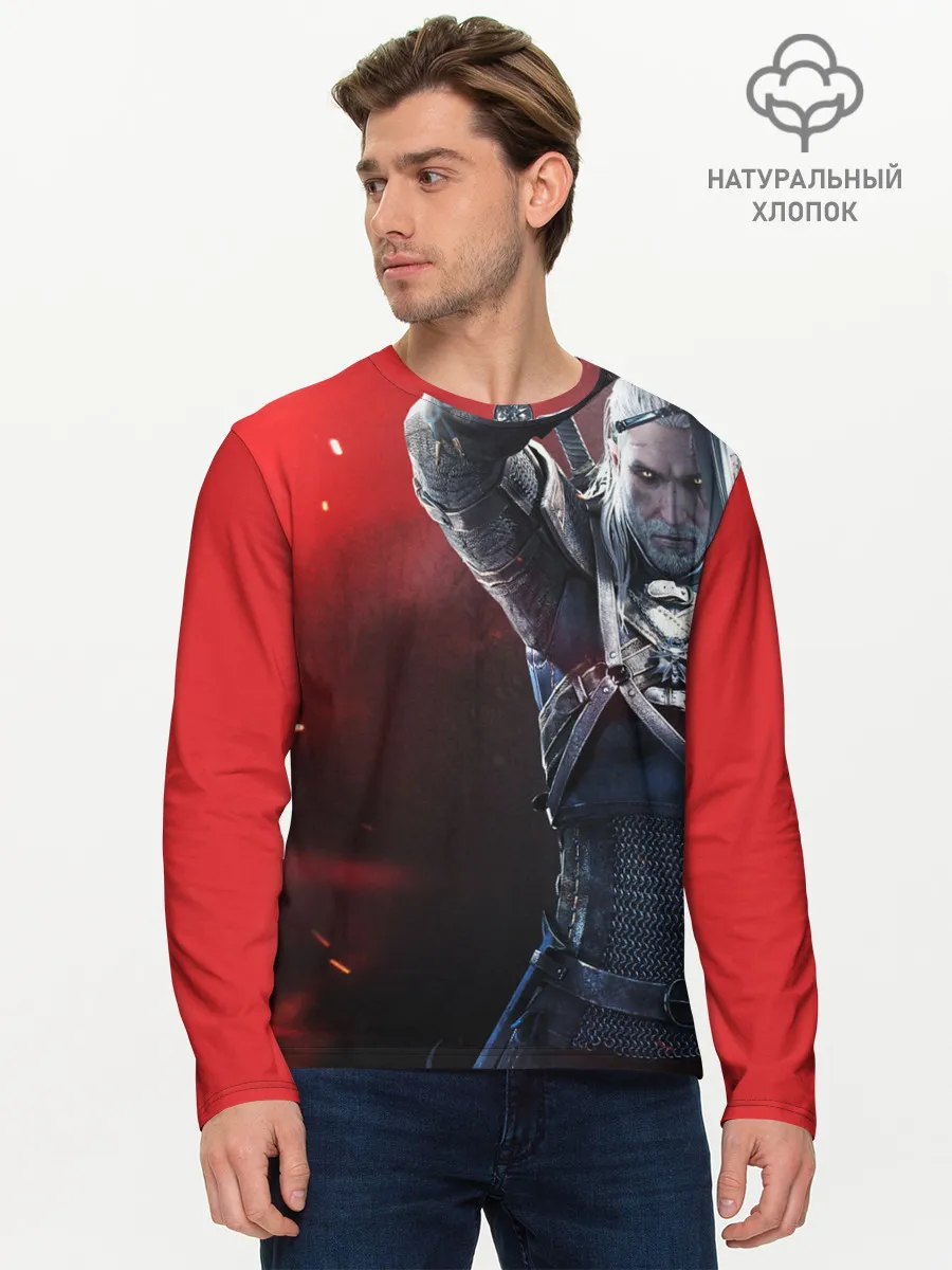 Мужской лонгслив базовый / ВЕДЬМАК