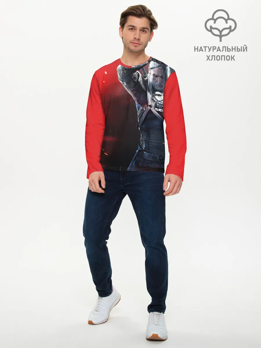 Мужской лонгслив базовый / ВЕДЬМАК