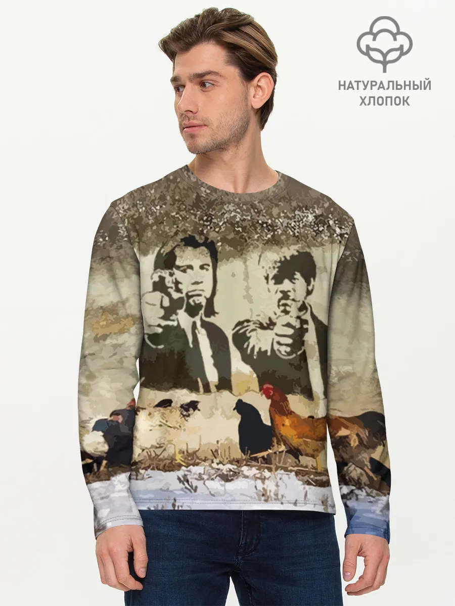 Мужской лонгслив базовый / Pulp fiction in Russia