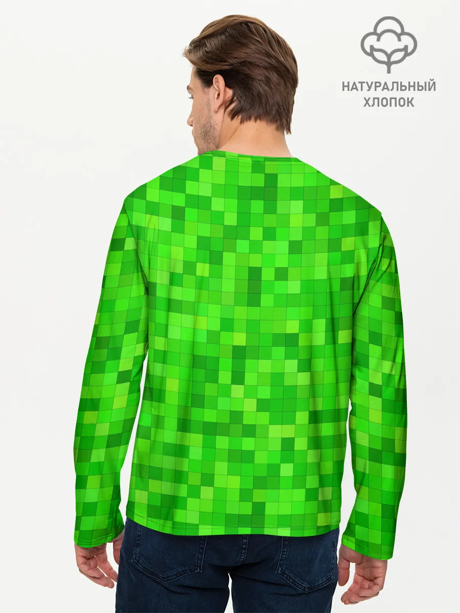 Мужской лонгслив базовый / MINECRAFT