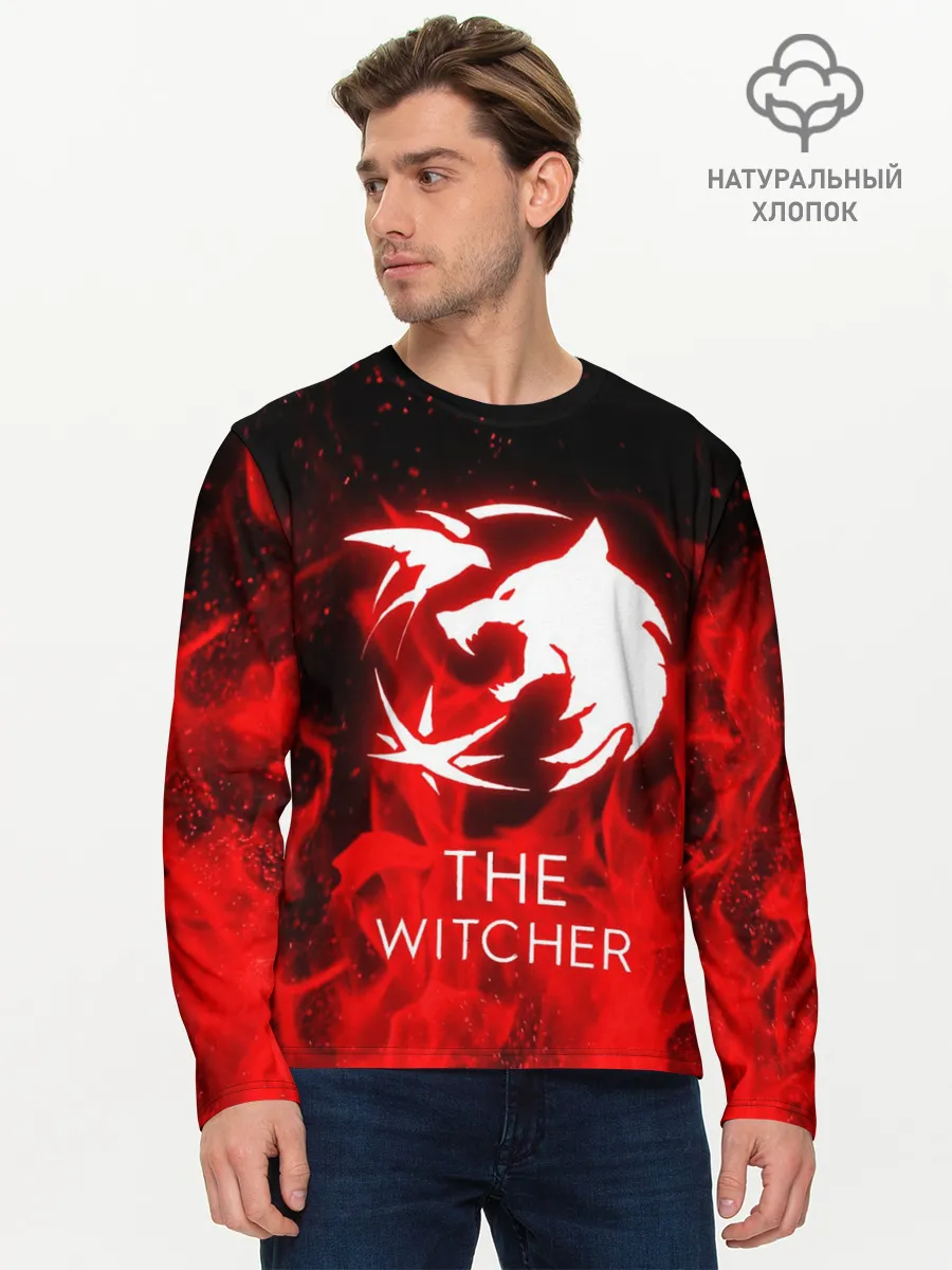 Мужской лонгслив базовый / СЕРИАЛ ВЕДЬМАК