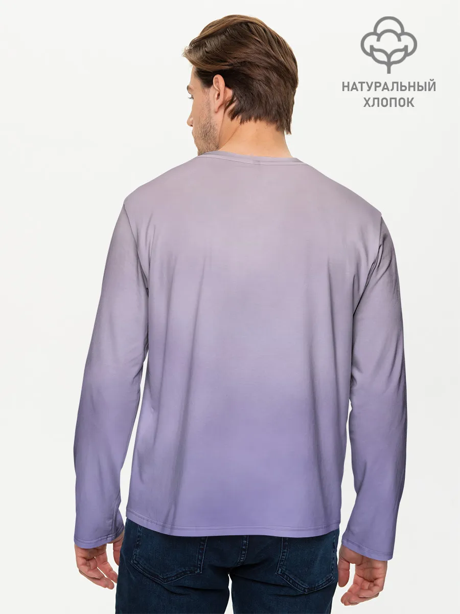 Мужской лонгслив базовый / Гимнастка на полотне