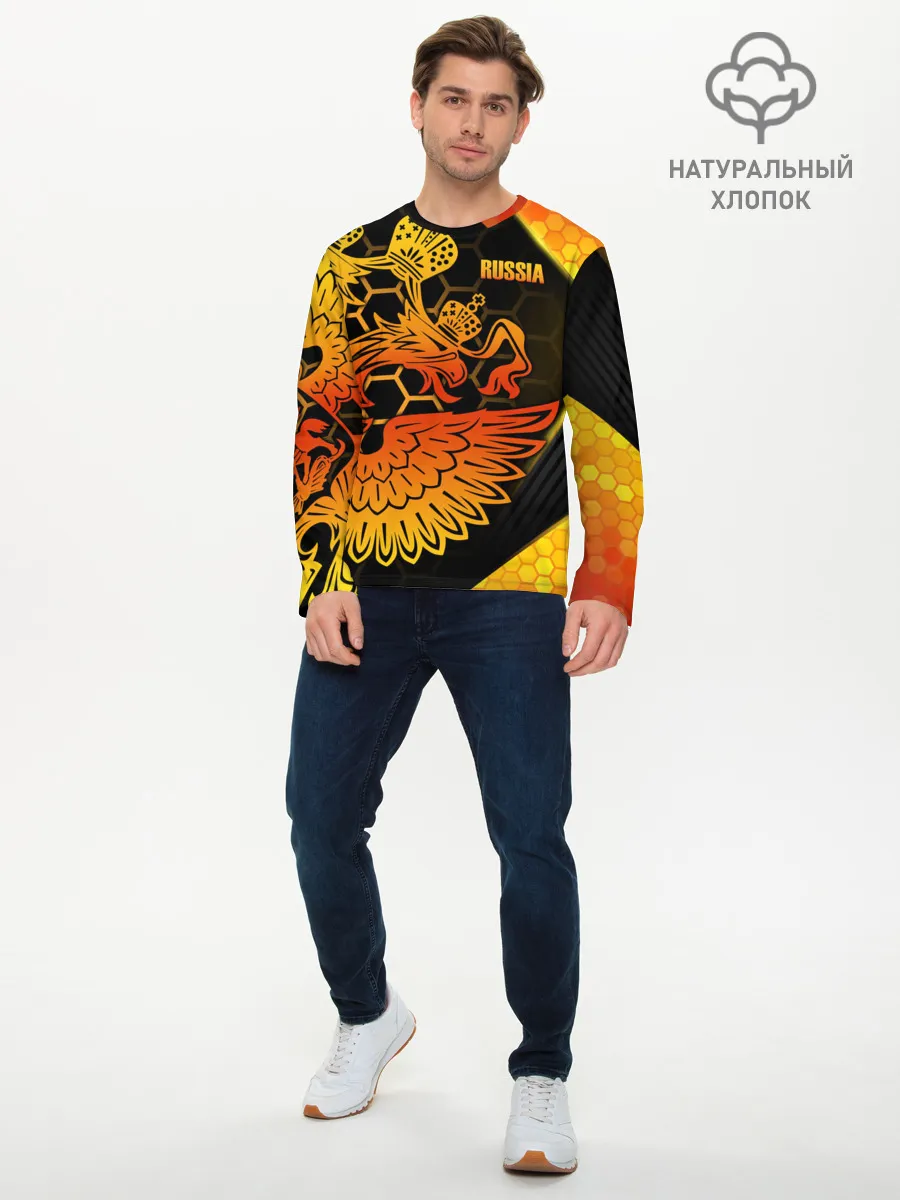 Мужской лонгслив базовый / RUSSIA Lifestyle