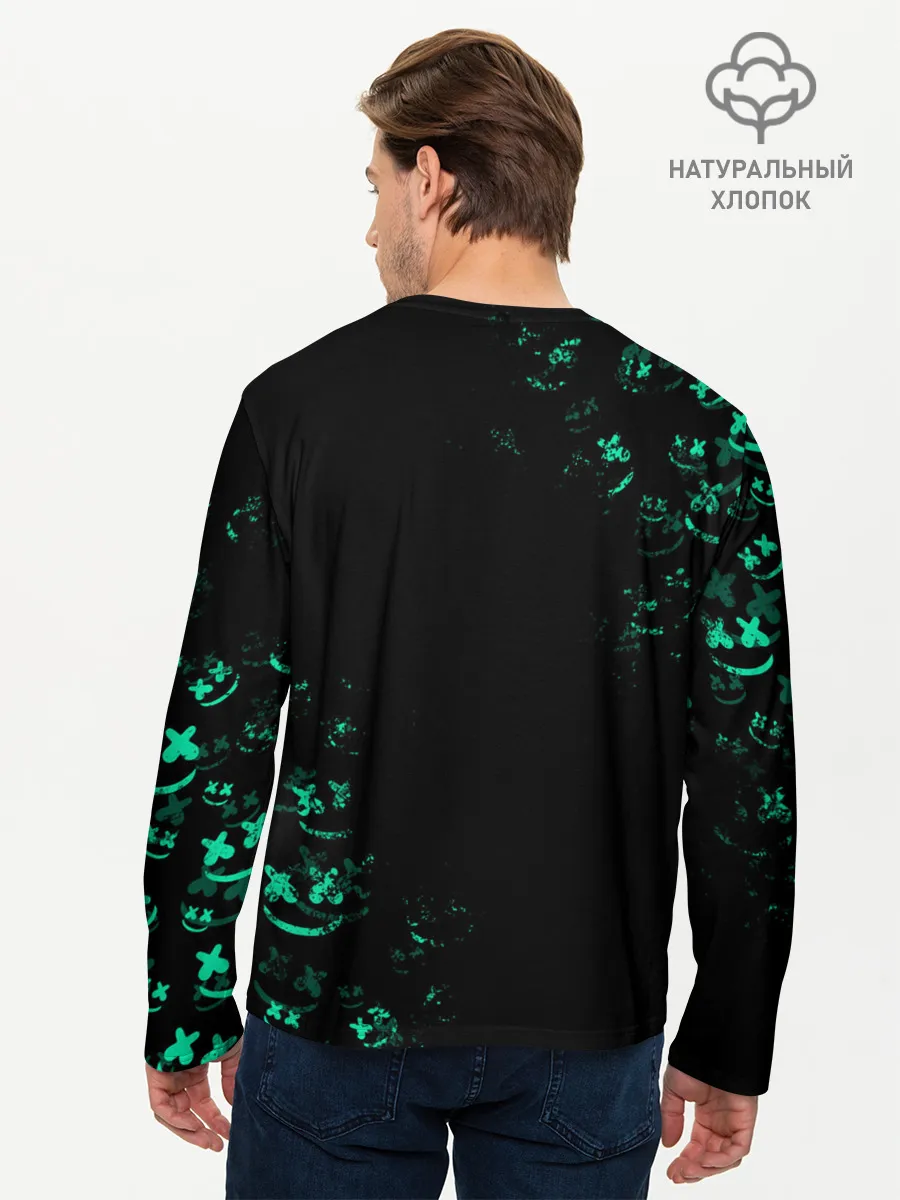 Мужской лонгслив базовый / Marshmello