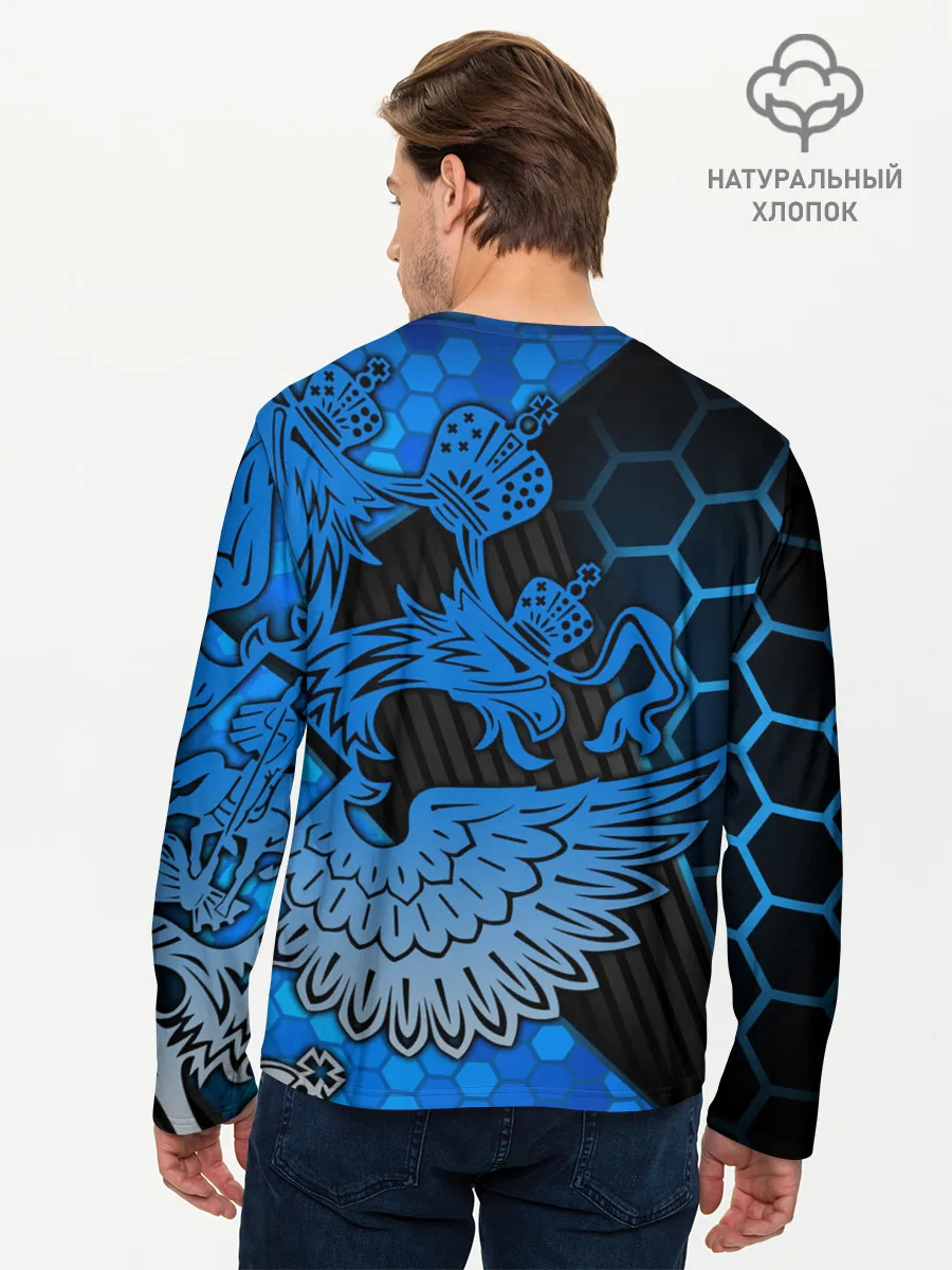 Мужской лонгслив базовый / Хоккей