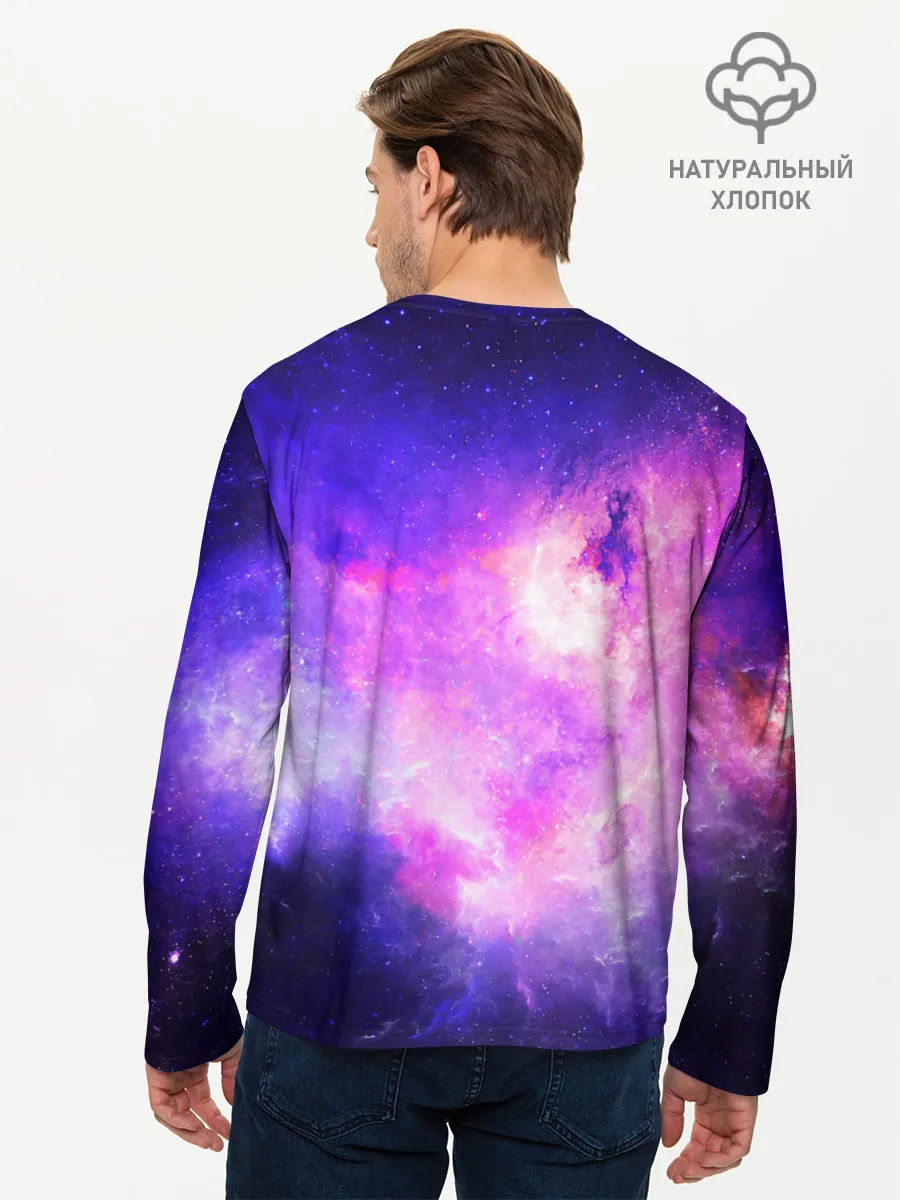 Мужской лонгслив базовый / КОСМИЧЕСКИЕ КРАСКИ