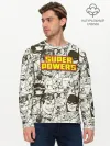 Мужской лонгслив базовый / Super Powers