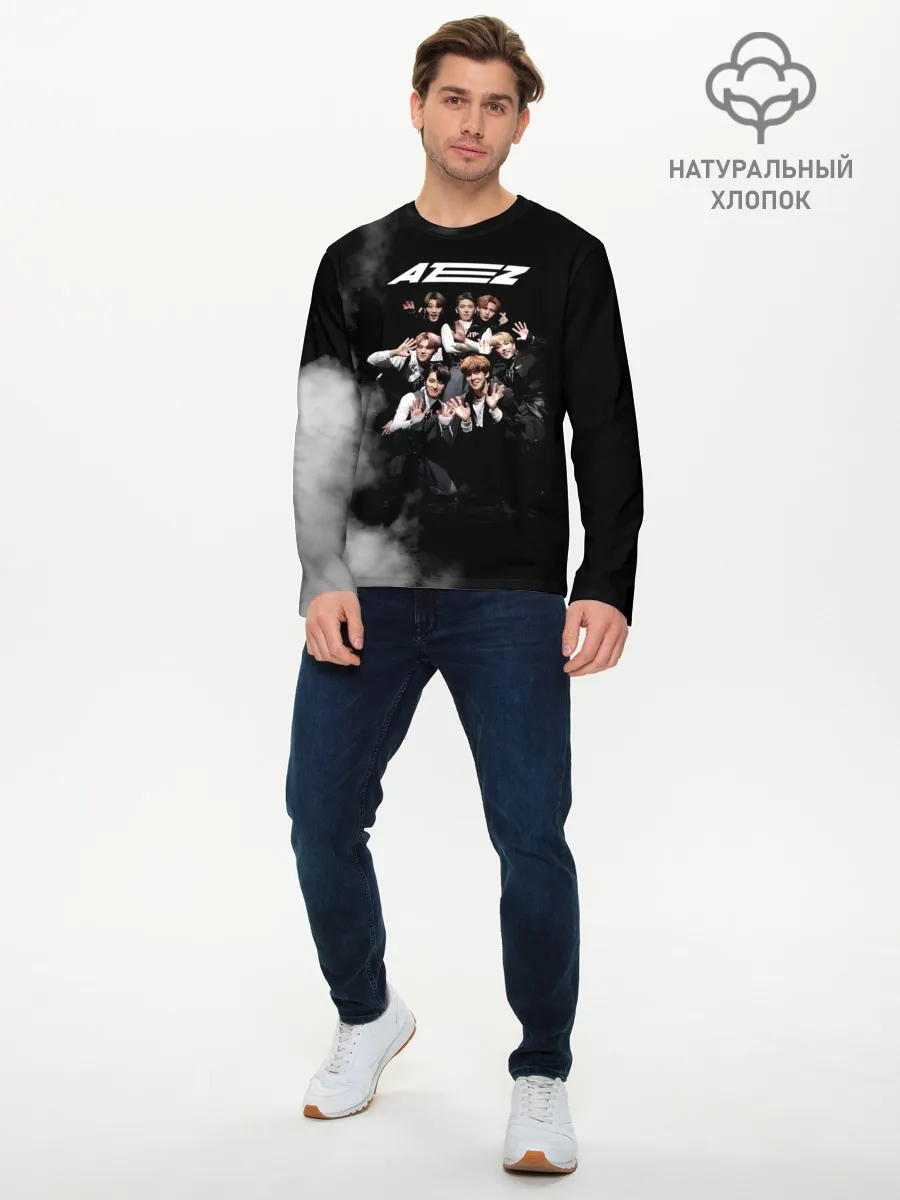 Мужской лонгслив базовый / Ateez
