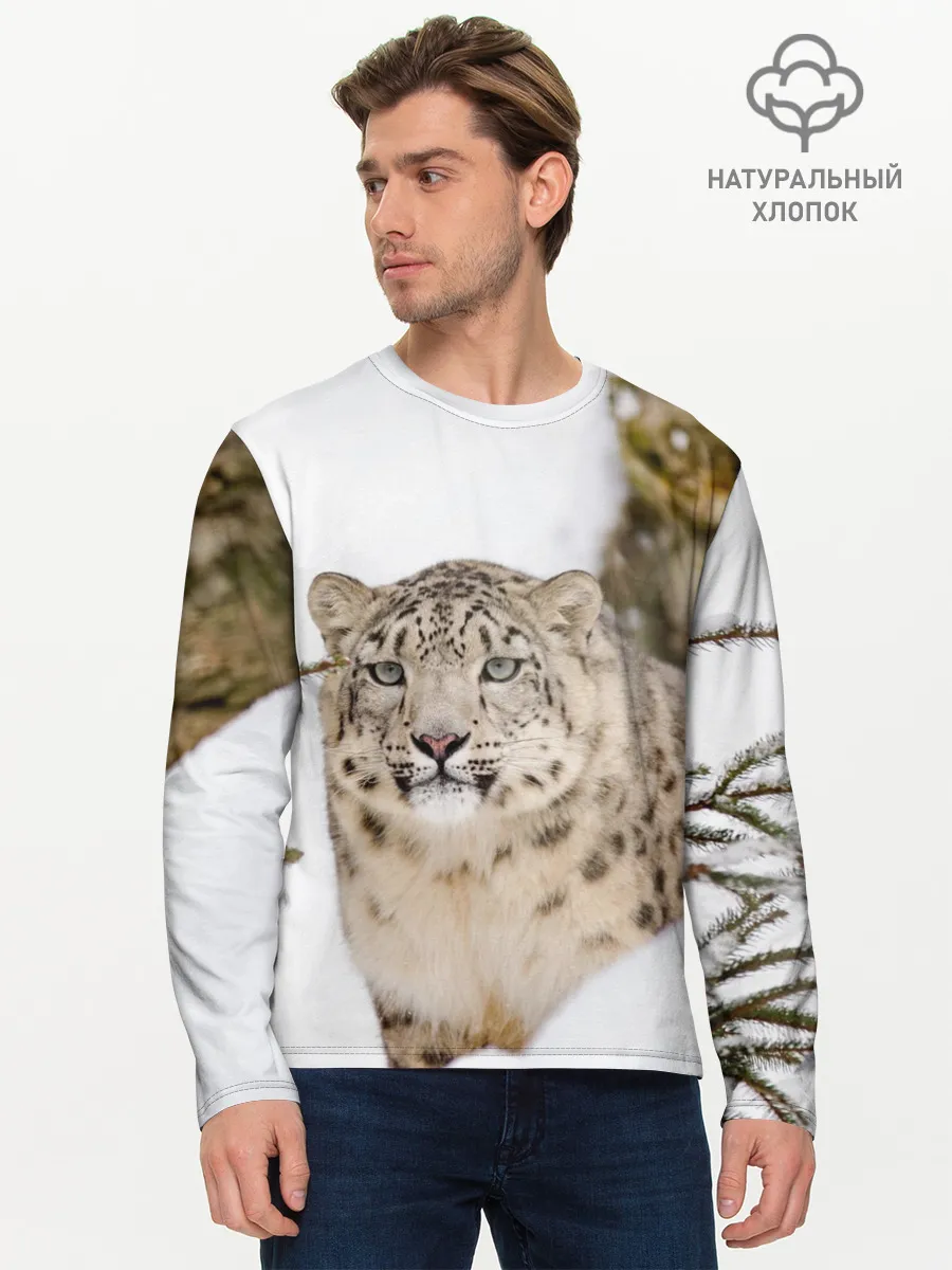 Мужской лонгслив базовый / Ирбис