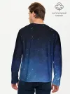 Мужской лонгслив базовый / космос