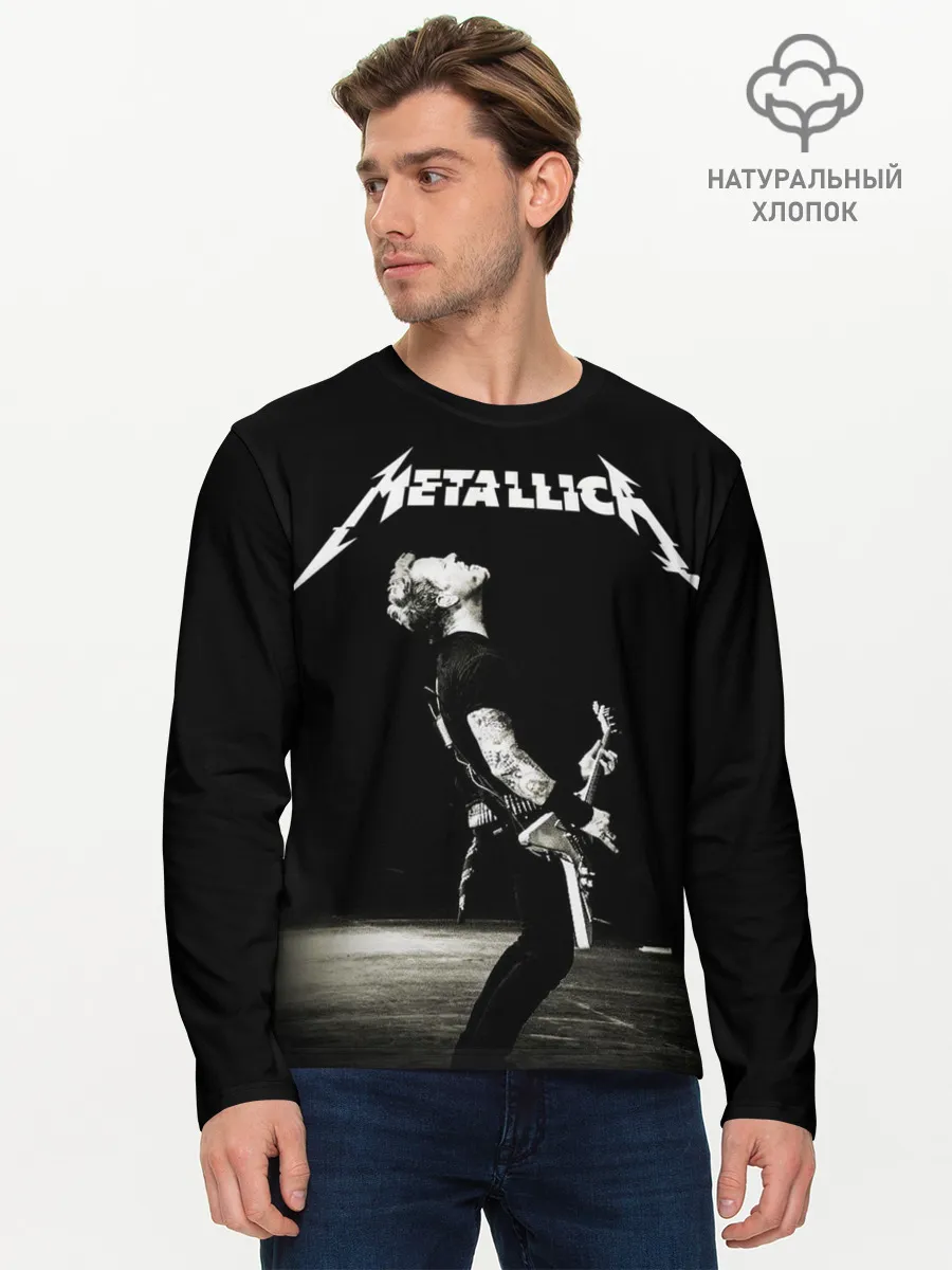 Мужской лонгслив базовый / Metallica