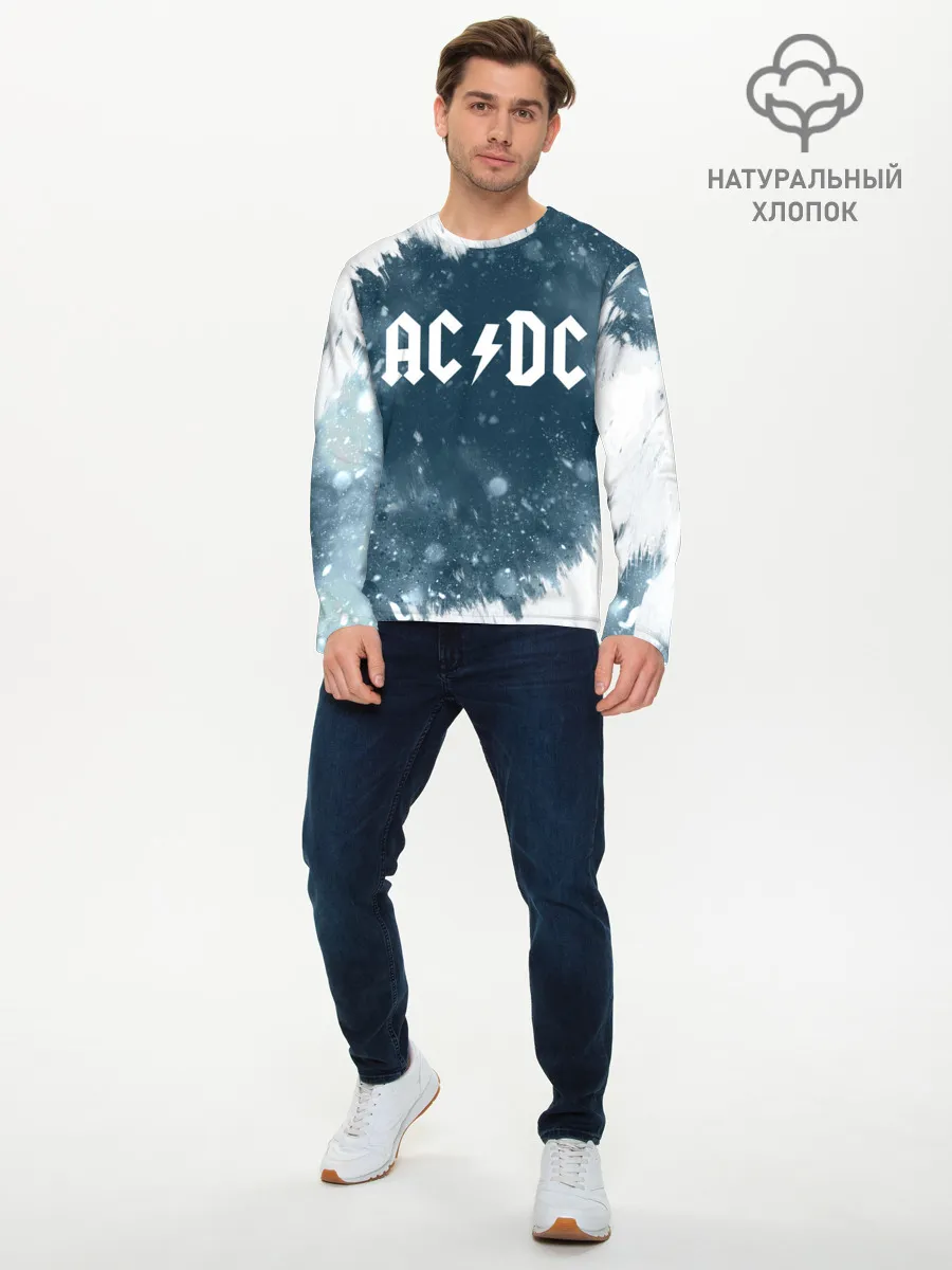 Мужской лонгслив базовый / AC/DC