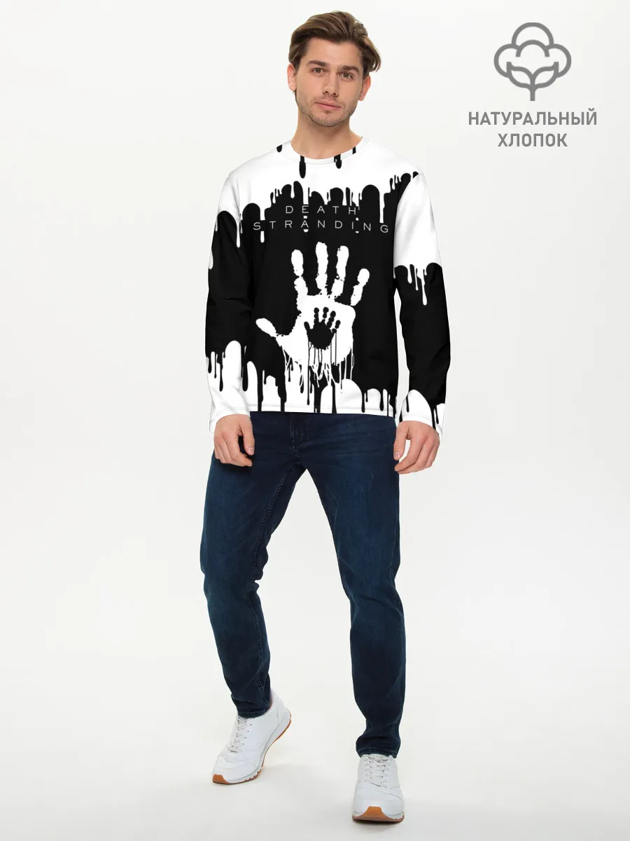 Мужской лонгслив базовый / DEATH STRANDING