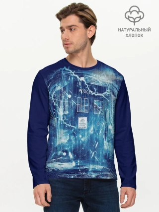 Мужской лонгслив базовый / Doctor Who