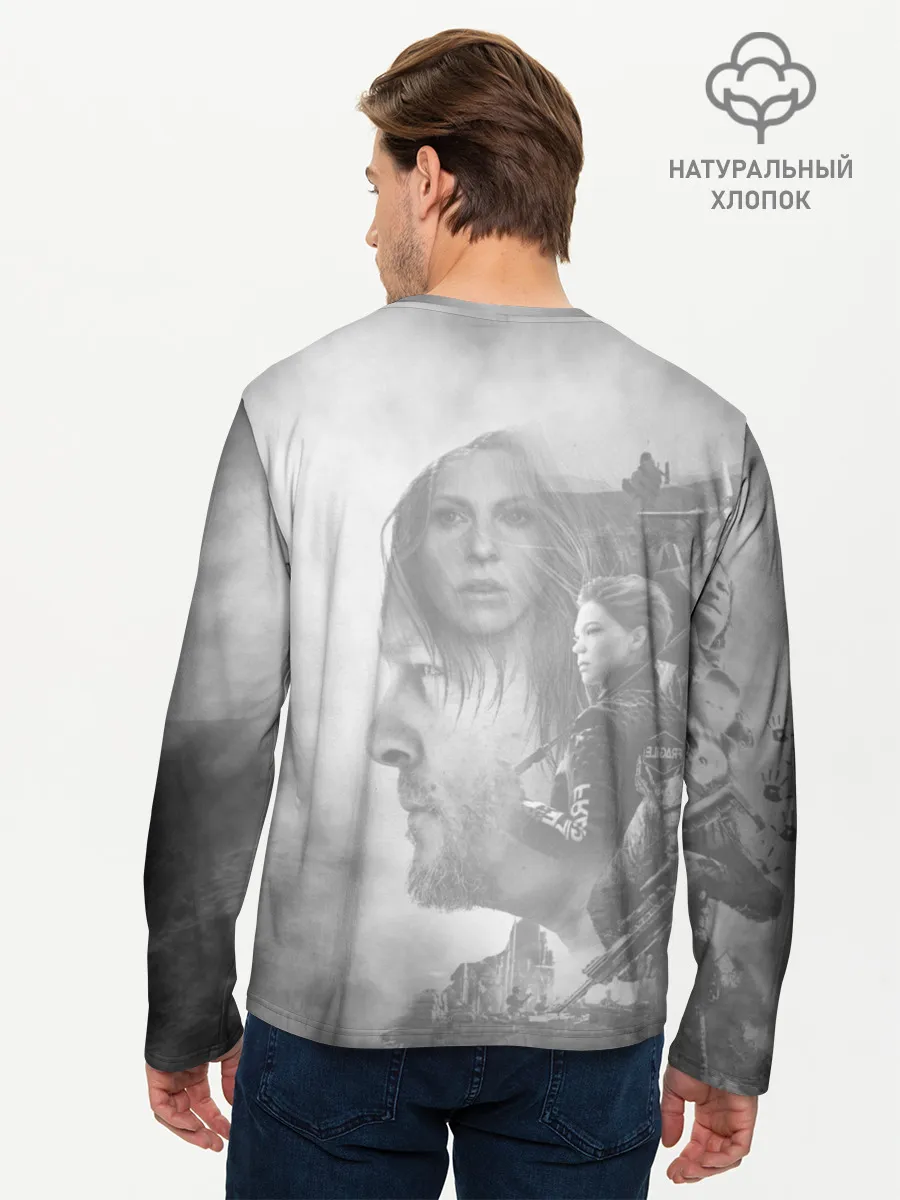 Мужской лонгслив базовый / Death Stranding