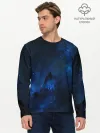 Мужской лонгслив базовый / Космос