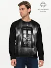 Мужской лонгслив базовый / Doctor Who