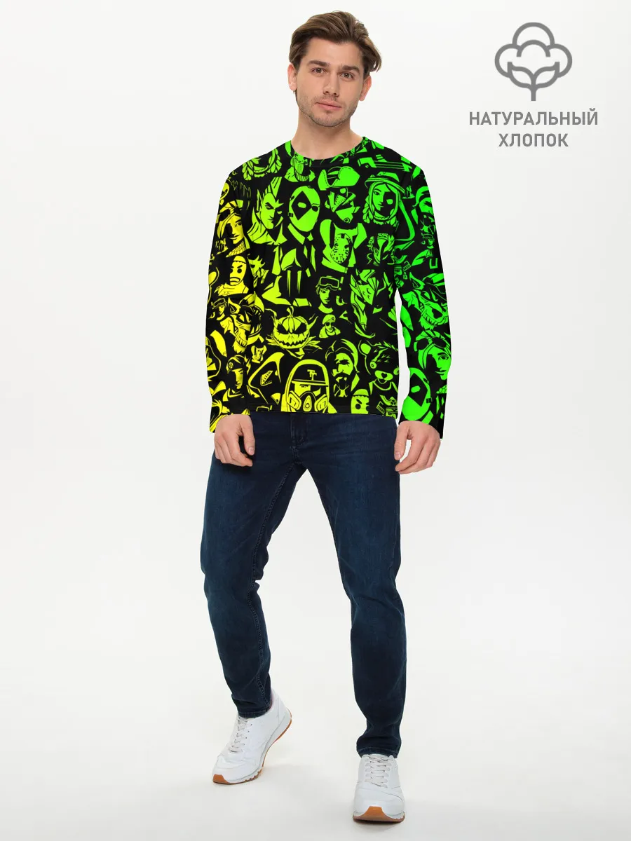 Мужской лонгслив базовый / ПЕРСОНАЖИ FORTNITE
