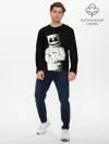 Мужской лонгслив базовый / Marshmello