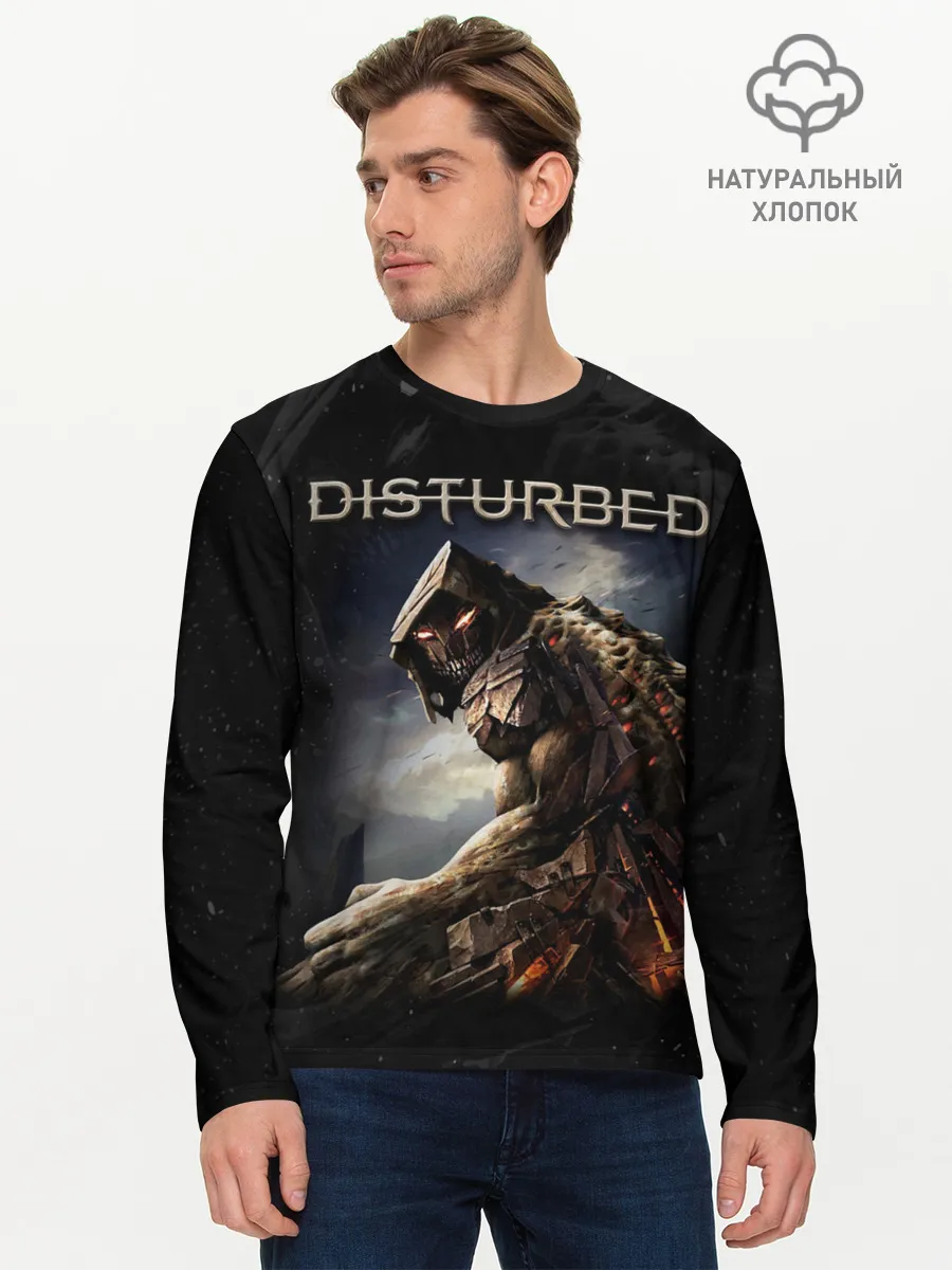 Мужской лонгслив базовый / Disturbed