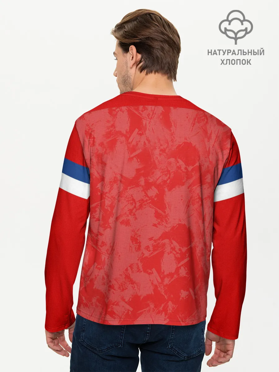 Мужской лонгслив базовый / Russia home EURO 2020