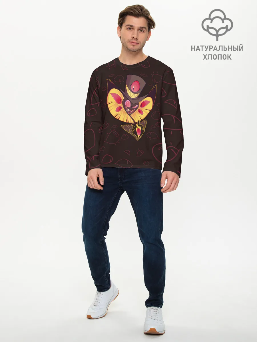 Мужской лонгслив базовый / Hazbin Hotel