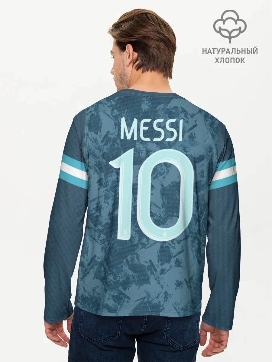 Мужской лонгслив базовый / Messi away Copa America 2020