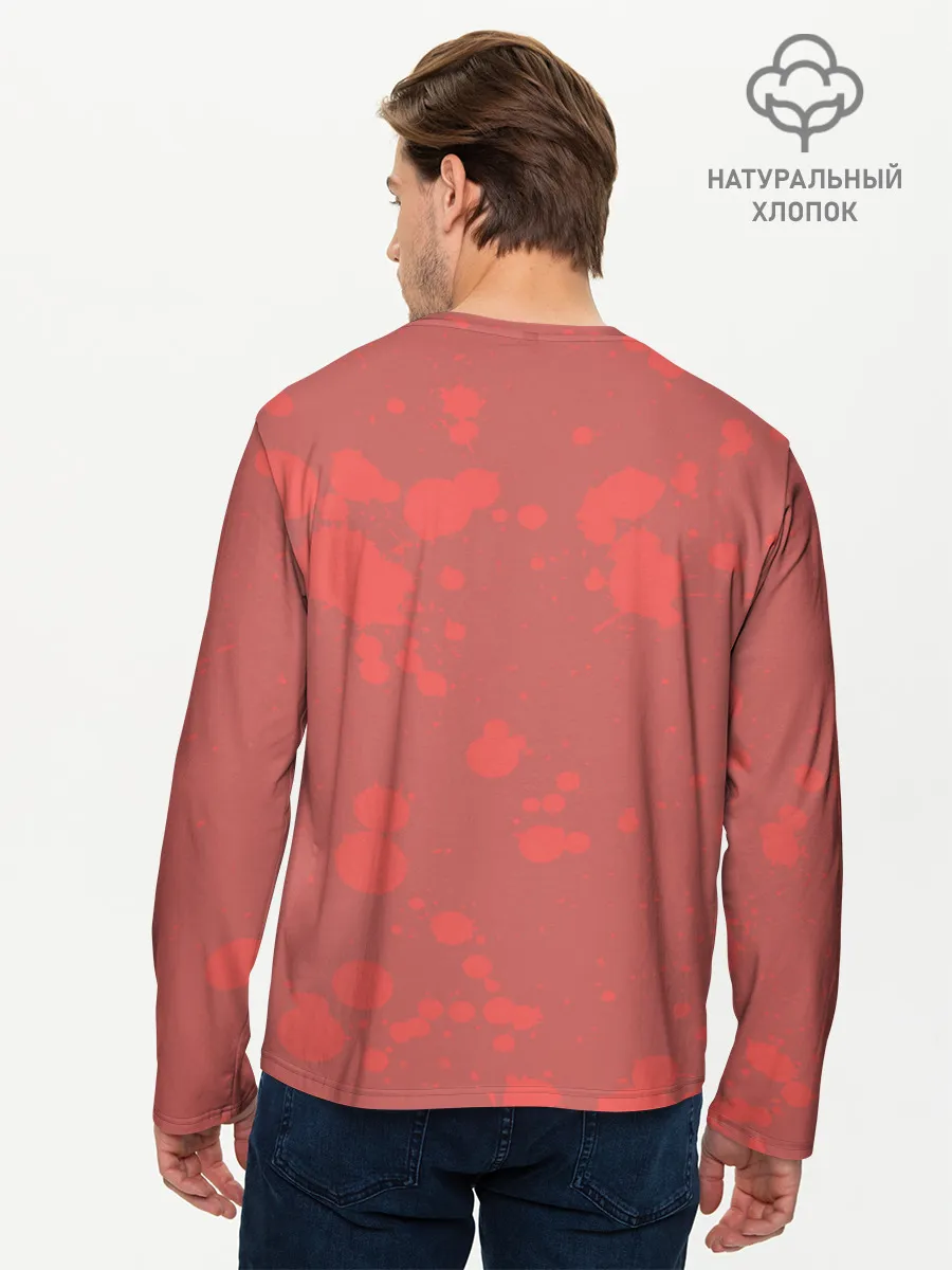 Мужской лонгслив базовый / Отель хазбин