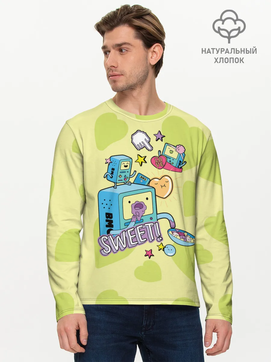 Мужской лонгслив базовый / Sweet BMOs