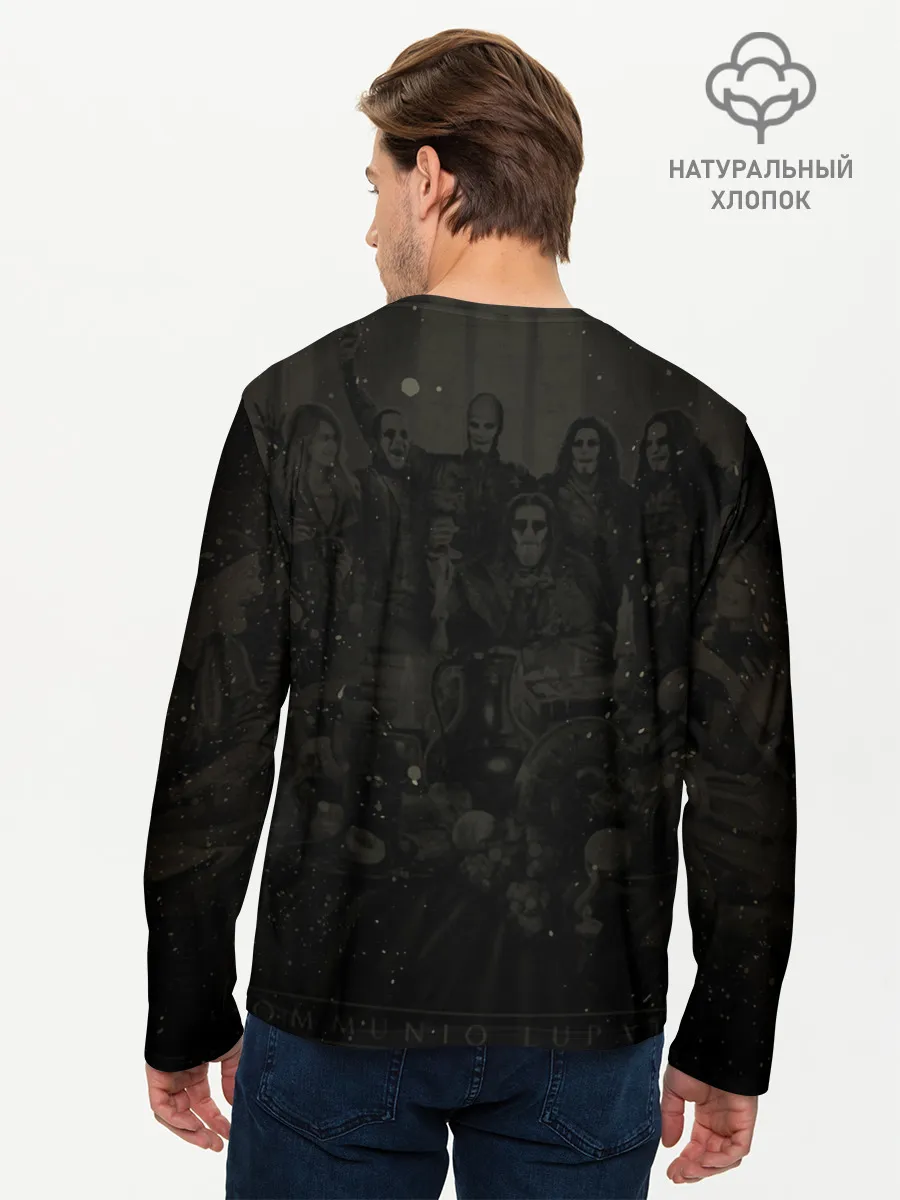 Мужской лонгслив базовый / Powerwolf