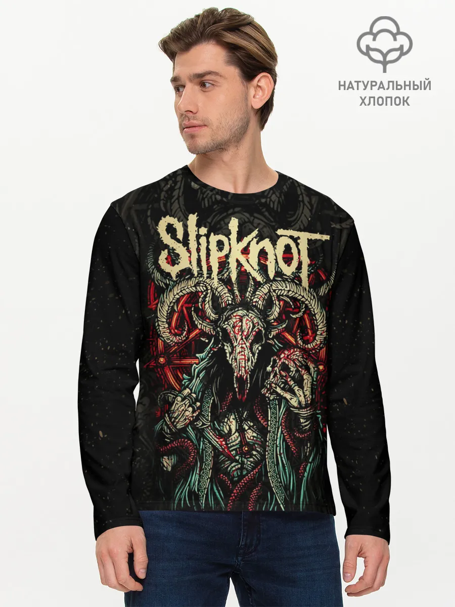 Мужской лонгслив базовый / Slipknot