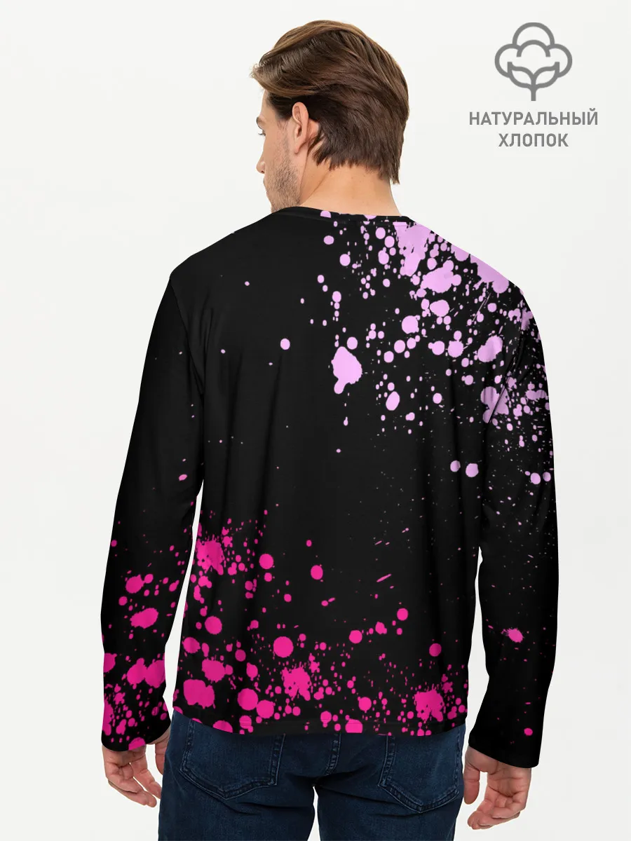 Мужской лонгслив базовый / Hazbin Hotel