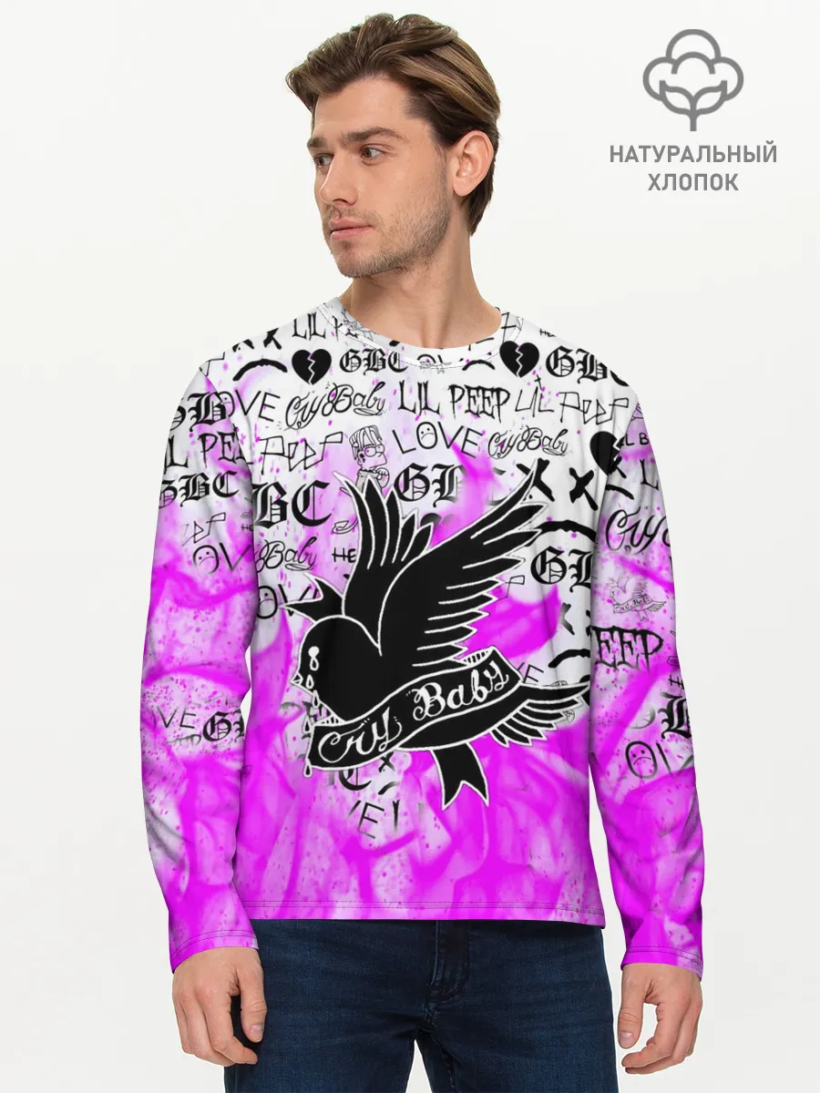 Мужской лонгслив базовый / CRY BABY LIL PEEP
