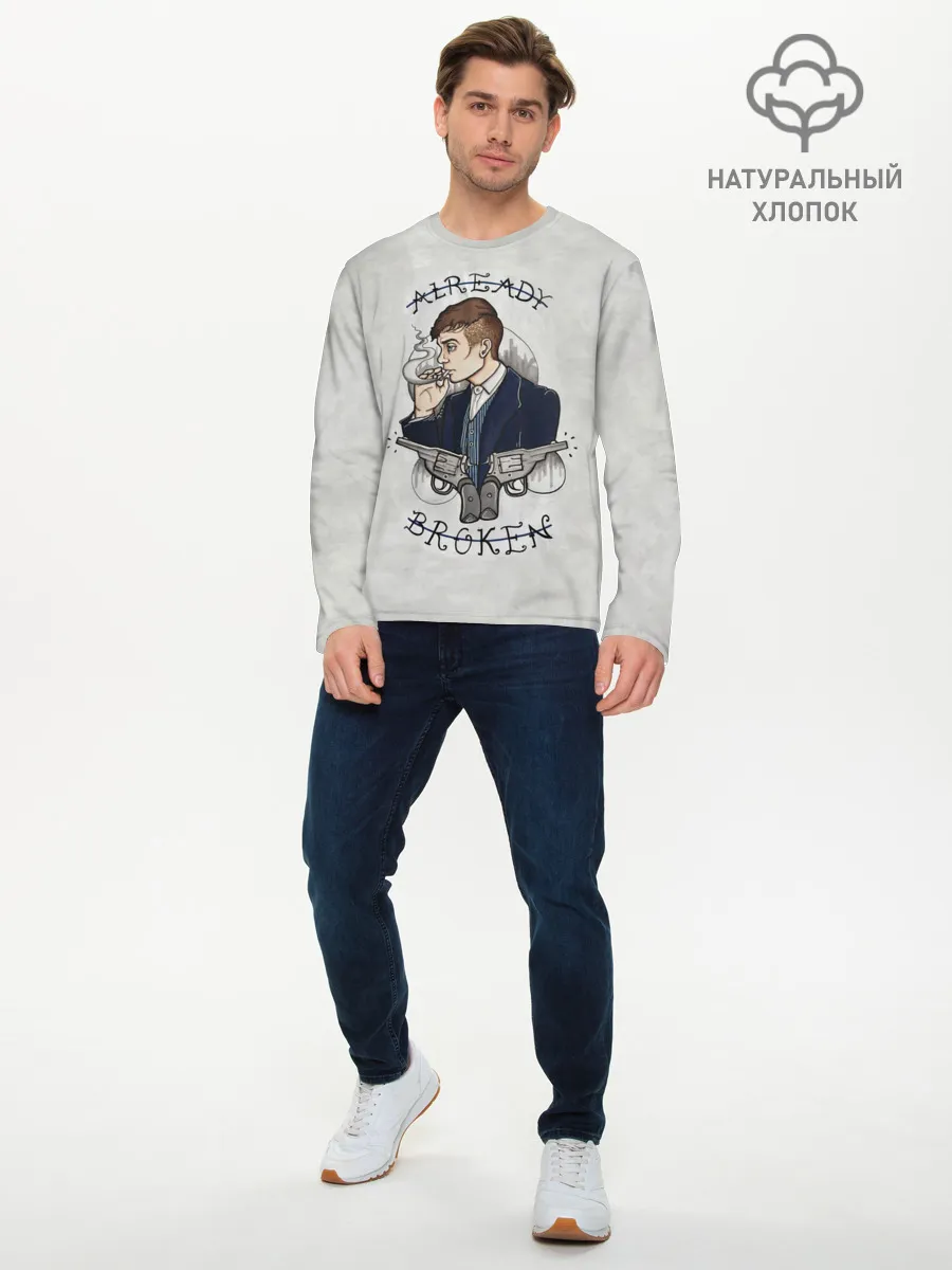 Мужской лонгслив базовый / Already Broken