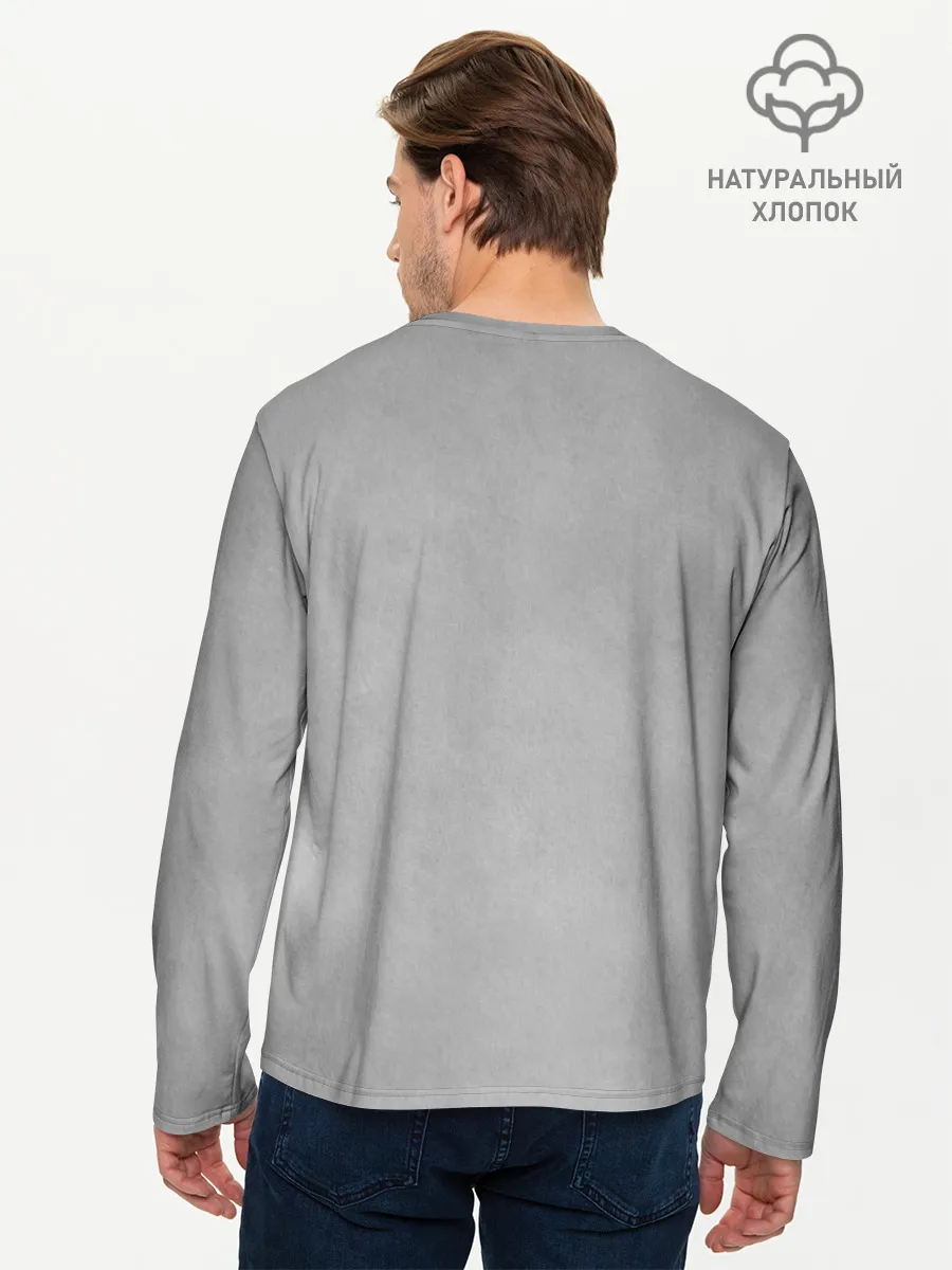 Мужской лонгслив базовый / Острые козырьки