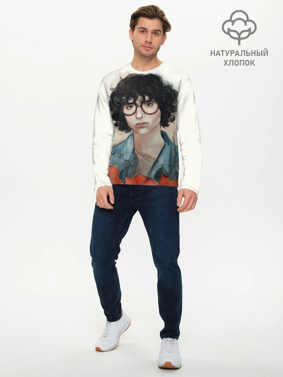 Мужской лонгслив базовый / finn wolfhard