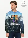 Мужской лонгслив базовый / Minecraft / Майнкрафт