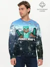 Мужской лонгслив базовый / Minecraft / Майнкрафт