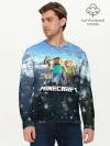 Мужской лонгслив базовый / Minecraft / Майнкрафт