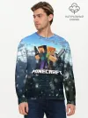 Мужской лонгслив базовый / Minecraft / Майнкрафт