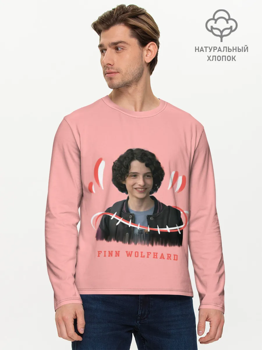 Мужской лонгслив базовый / finn wolfhard