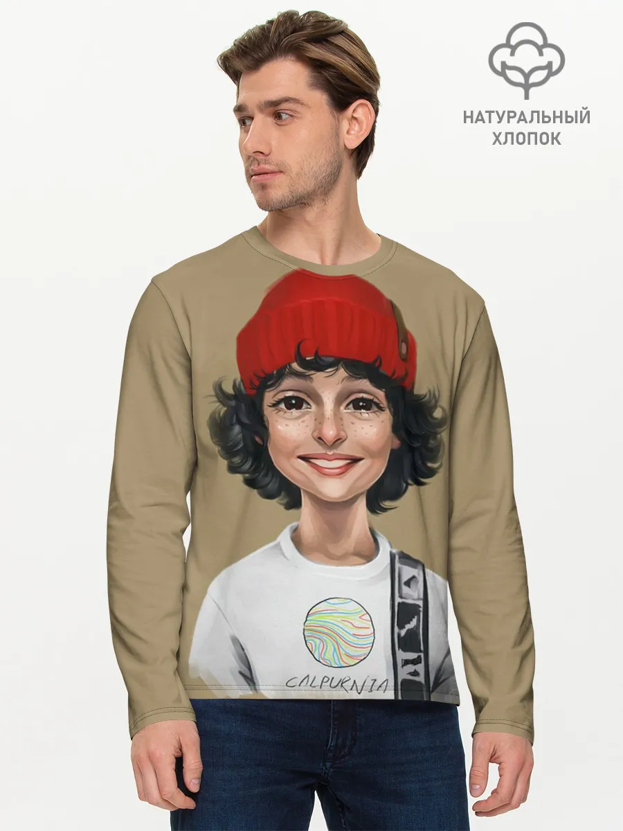 Мужской лонгслив базовый / finn wolfhard