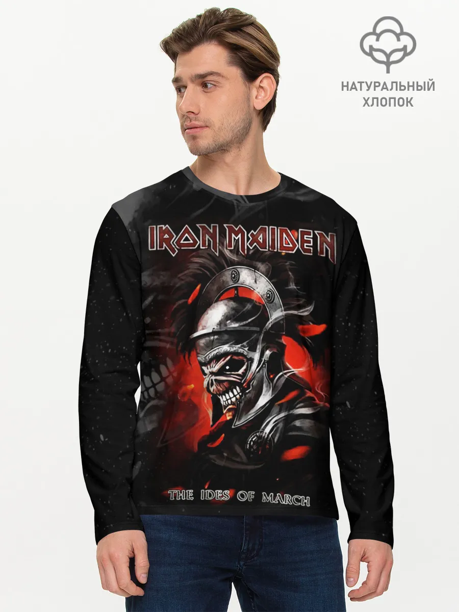 Мужской лонгслив базовый / Iron Maiden