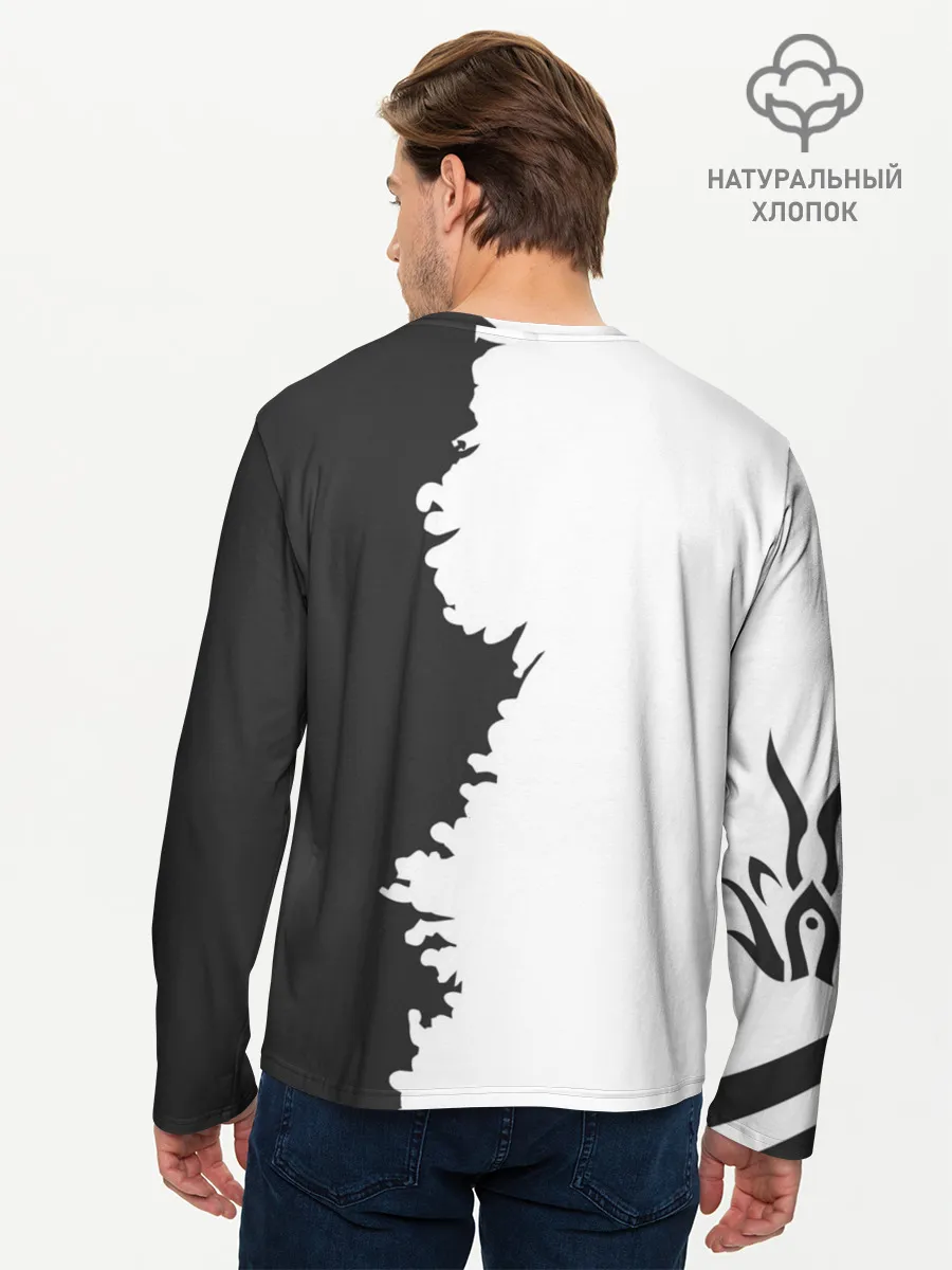 Мужской лонгслив базовый / абстракция Фейри Тейл