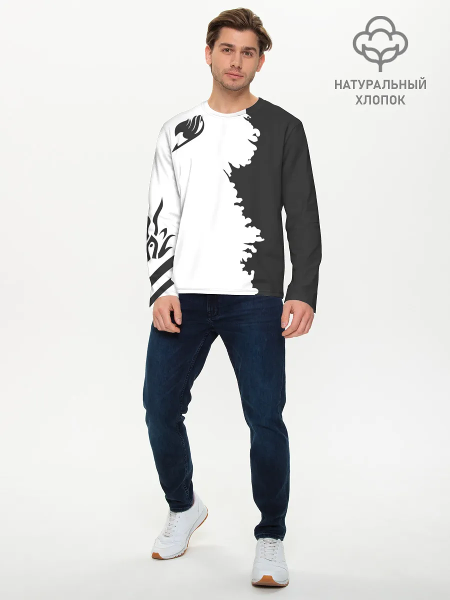 Мужской лонгслив базовый / абстракция Фейри Тейл