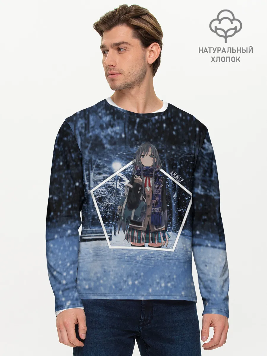 Мужской лонгслив базовый / Snow Bunny Girl